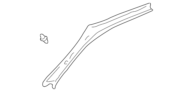 62211-0C011-E0 Деталь PILLAR MOLDING, RIGHT