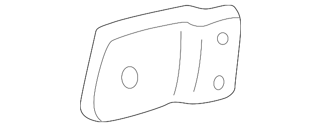 F75Z7829938AA Деталь UPPER HINGE, RIGHT