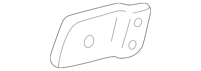 F75Z78303A22AA Деталь LOWER HINGE, RIGHT
