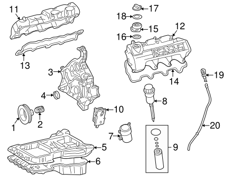 C320 ENGINE PARTS