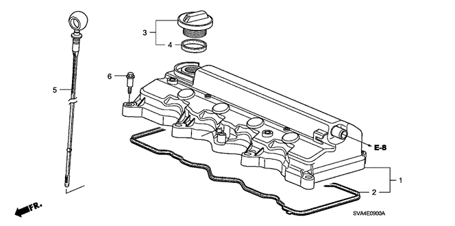 CIVIC COUPE CYLINDER HEAD COVER (1.8L)
