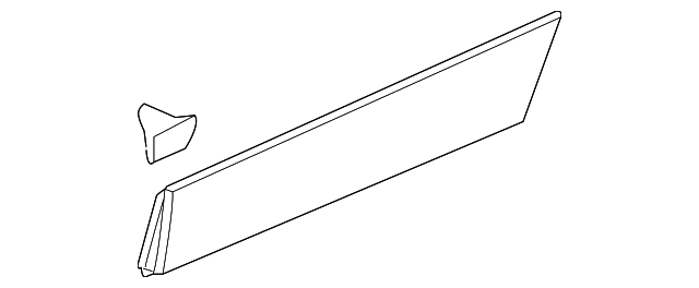95161597 Деталь LOWER MOLDING, LEFT