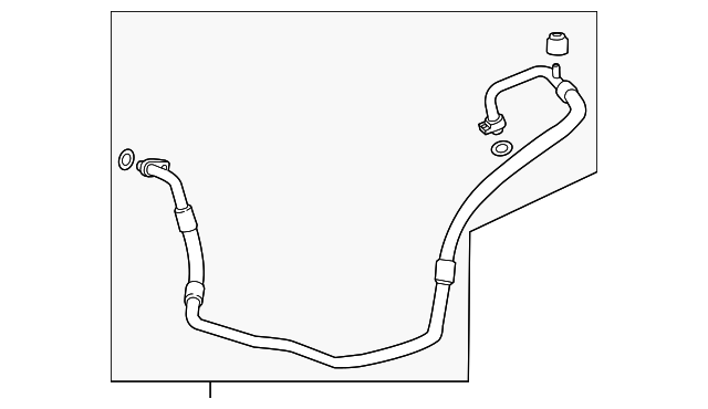 23199182 Деталь REAR AC HOSE