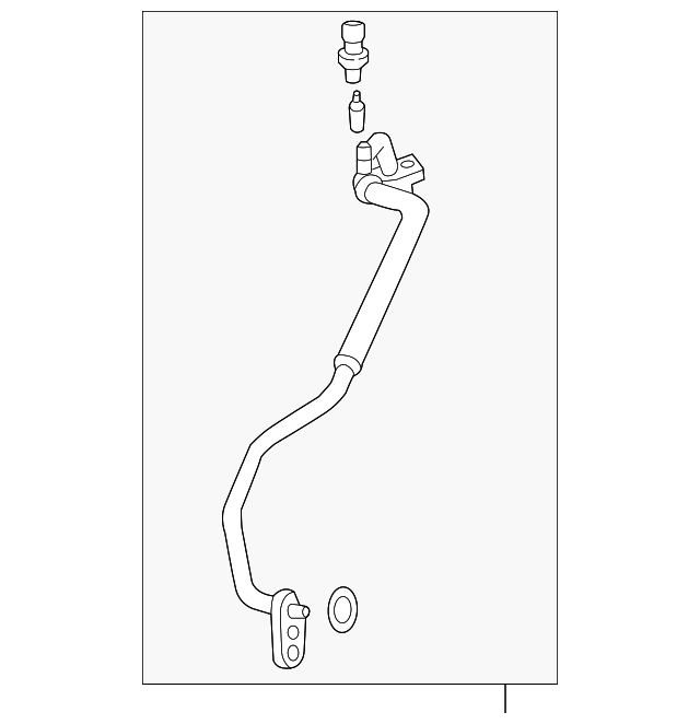 23458163 Деталь FRONT AC HOSE