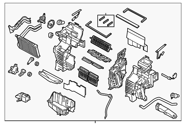 97135-A9100 AC & HEATER CASE, RIGHT