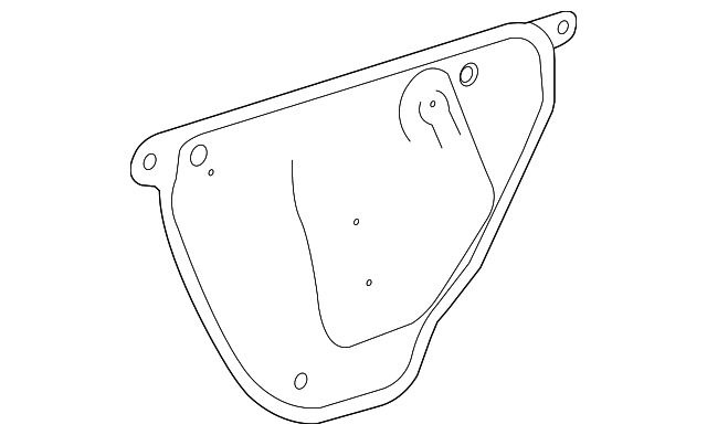 9061238 WATER DEFLECTOR, LEFT