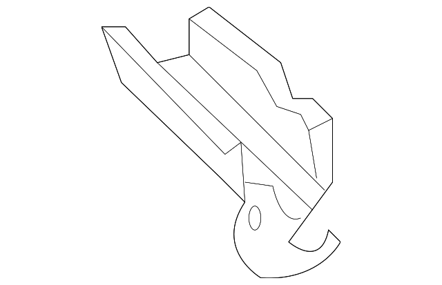 68008614AA Деталь UPPER BRACKET, LEFT