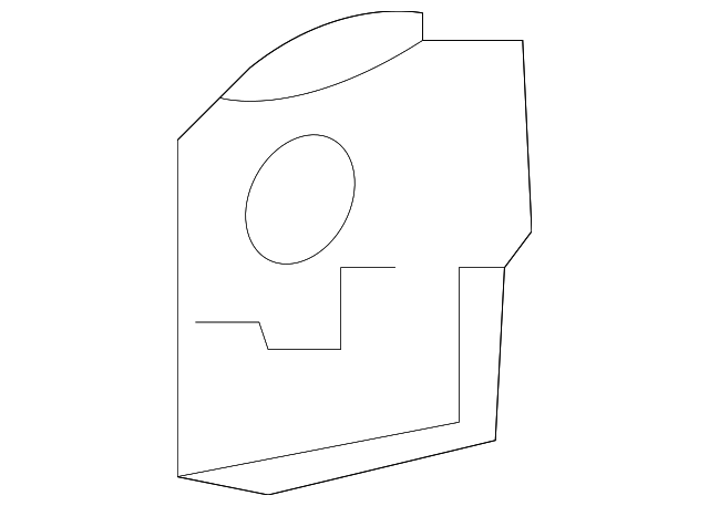68008333AA Деталь PILLAR REINF, LEFT