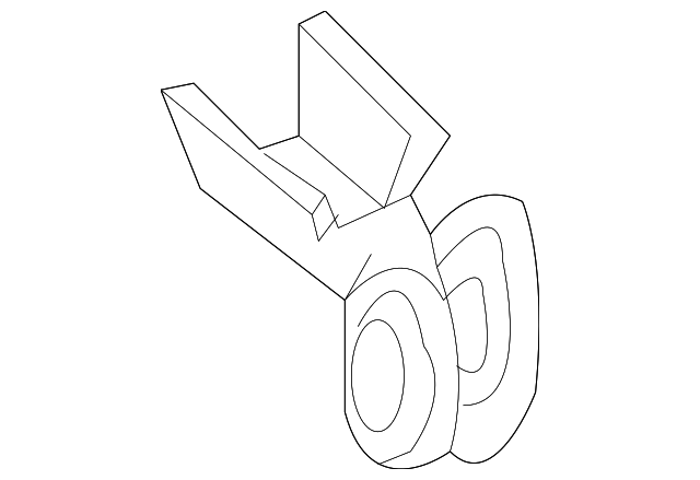 68008654AA Деталь LOWER BRACKET, LEFT