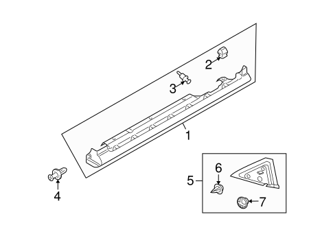 5 EXTERIOR TRIM - PILLARS