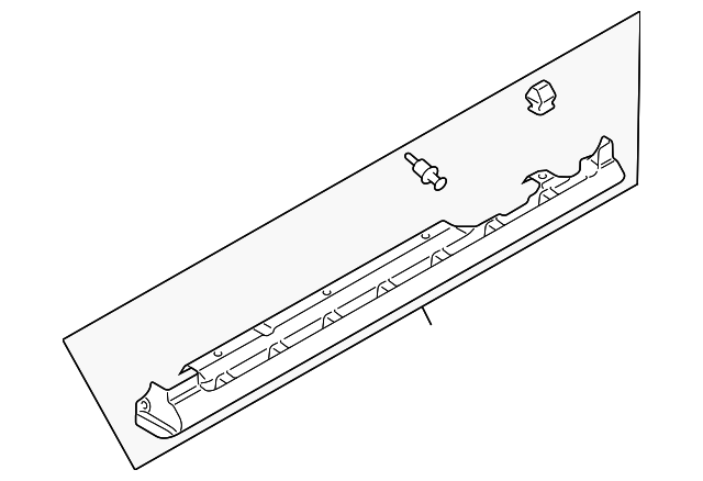 C236-51-P40D-04 Деталь ROCKER MOLDING, RIGHT