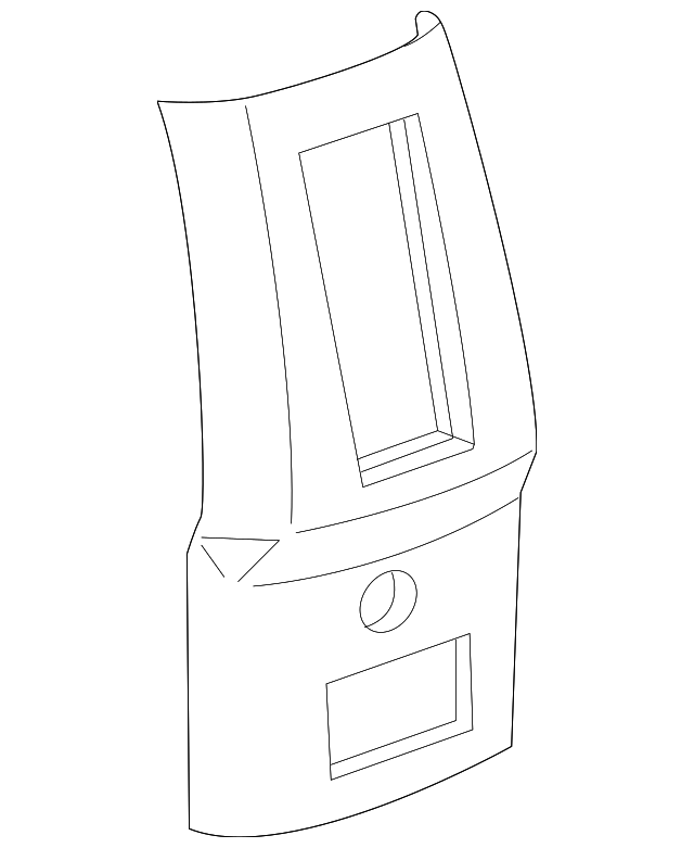 12475224 Деталь REAR COVER
