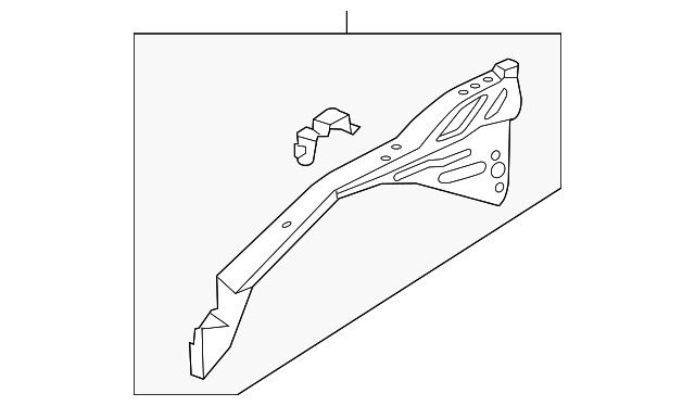 22781261 UPPER RAIL, LEFT