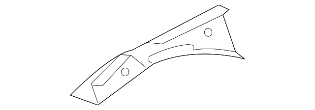 13256252 Деталь REAR BRACE, LEFT