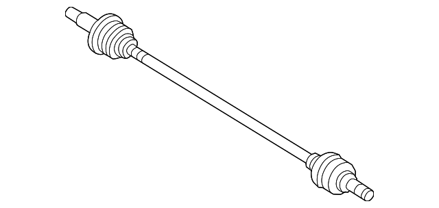 49601-C5000 AXLE ASSY, RIGHT