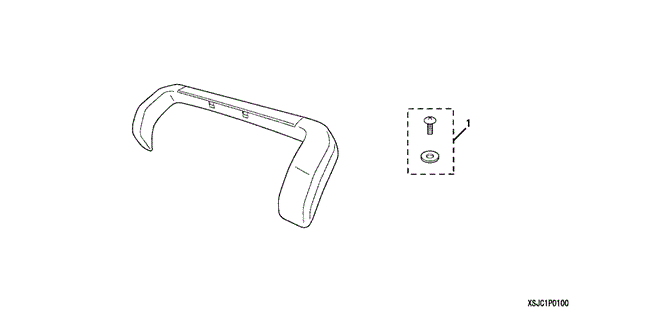 ACCESSORIES/BRUSH GUARD-STYLE FRONT LOWER TRIM (1) for 2007 Honda RIDGELINE #1