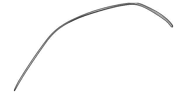 212-690-08-80 Деталь TRIM MOLDING, RIGHT