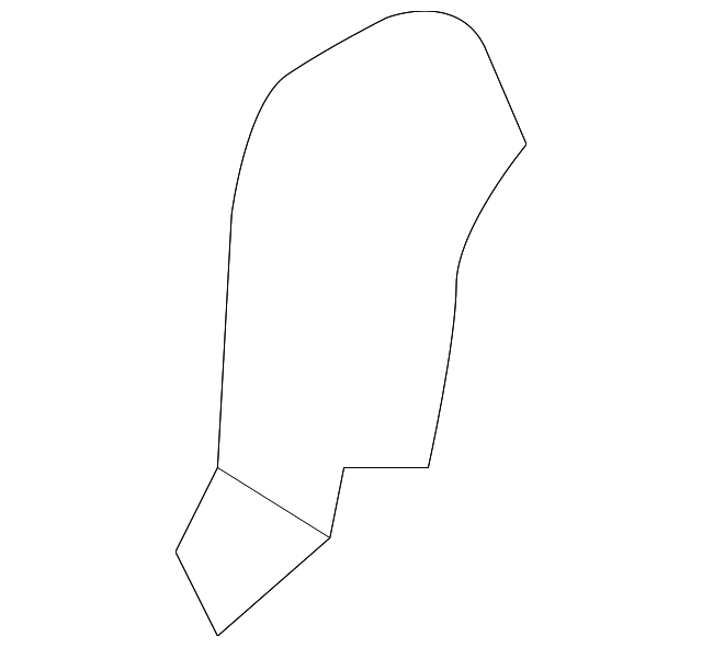 65135AG00A Деталь BACK GLASS PIN, RIGHT