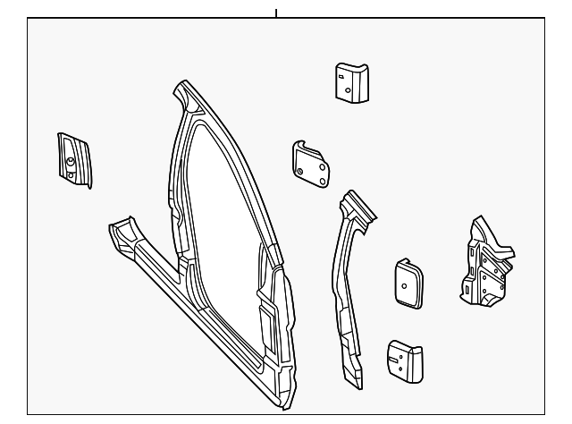 68004524AD Деталь APERTURE PANEL, RIGHT