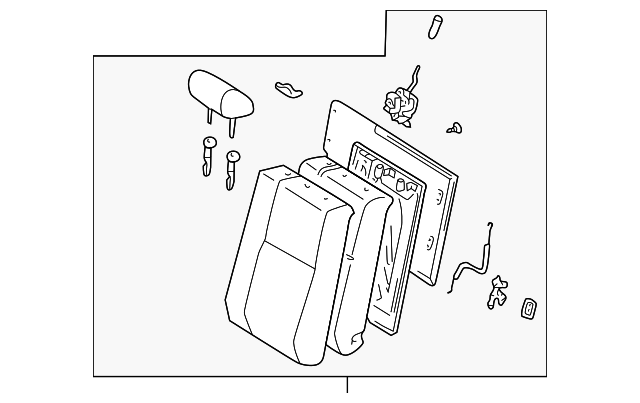 71480-AA240-B0 Деталь SEAT BACK ASSY, RIGHT