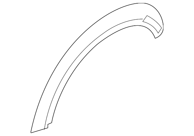 51-77-2-751-321 Деталь WHEEL OPNG MLDG, LEFT