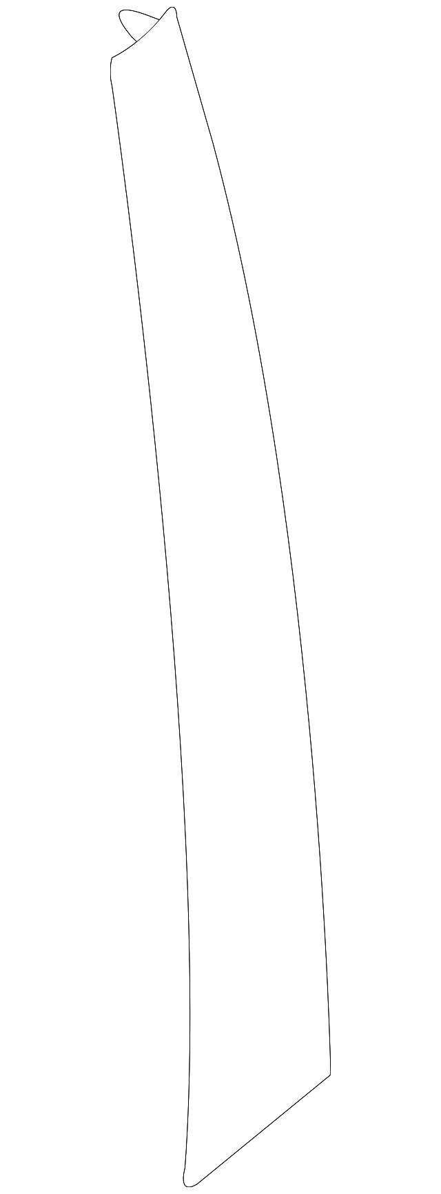 990B043000 Деталь FINISH MOLDING, LEFT