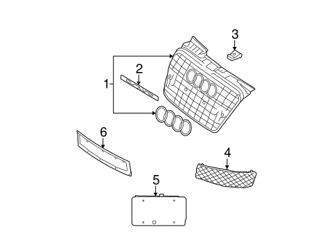 S4 GRILLE & COMPONENTS 2