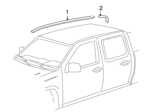 i-370 EXTERIOR TRIM - CAB