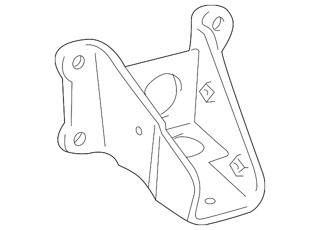 12311-75090 Деталь FRONT MOUNT BRKT, RIGHT