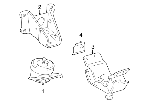 4Runner ENGINE & TRANS MOUNTING