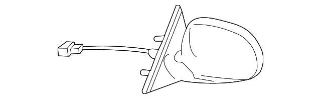 15977933 Деталь MIRROR, LEFT