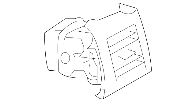 204-830-78-54-9051 VENT GRILLE, RIGHT