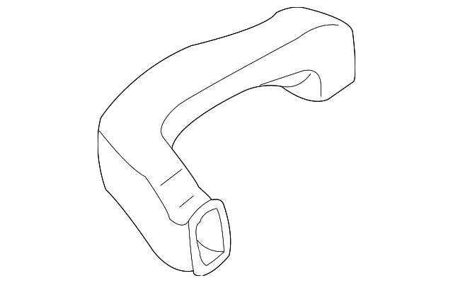 204-831-09-45 UPPER DUCT, LEFT