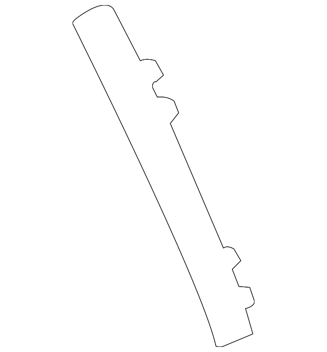 75922-08020 Деталь BLACK OUT TAPE, LEFT