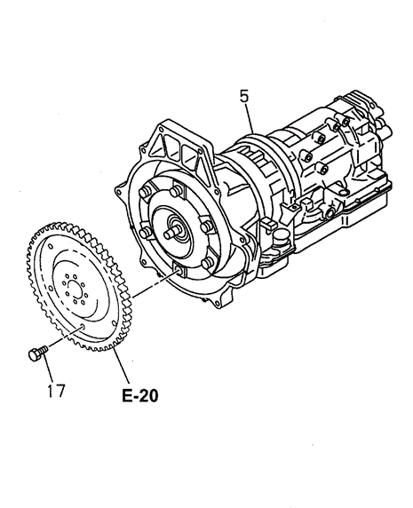 TRANSMISSION - AUTOMATIC/AT TRANSMISSION ASSY. for 2000 Honda PASSPORT #1