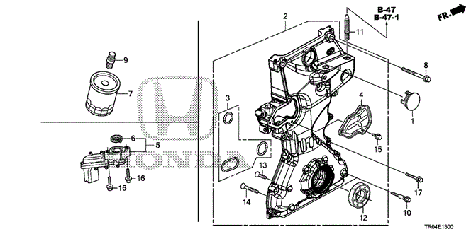 CIVIC SEDAN OIL PUMP (1.8L)