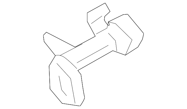 EM2Z-18491-B Деталь FLOOR DUCT, LEFT