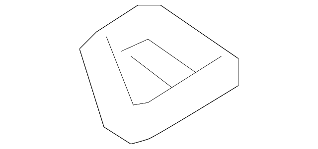 ET4Z-38044E82-AA Деталь DEFROSTER NOZZLE, RIGHT