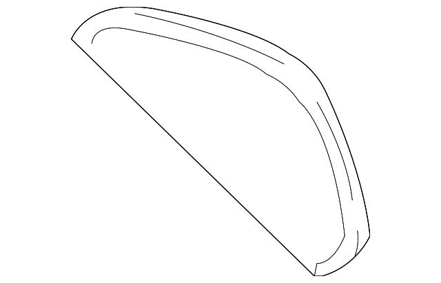 87931-42880 Деталь MIRROR GLASS, RIGHT