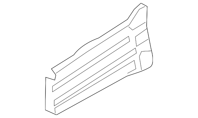 66718-2W000 Деталь COWL SIDE PANEL, LEFT