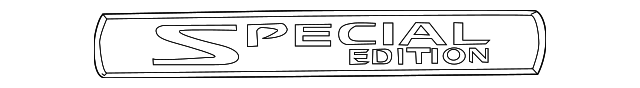 84896-ZX60A Деталь NAMEPLATE