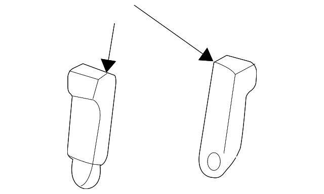 12474641 Деталь BUCKLE, LEFT