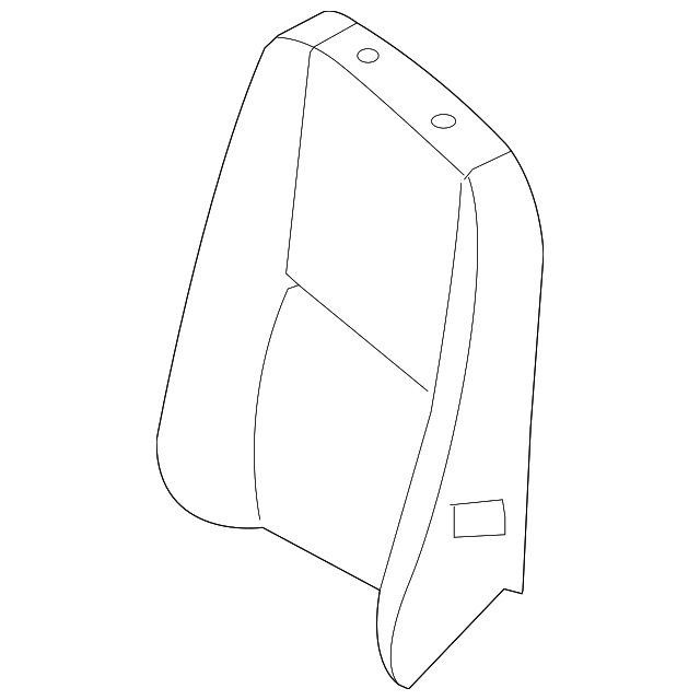 68010843AA Деталь SEAT BACK PAD, LEFT