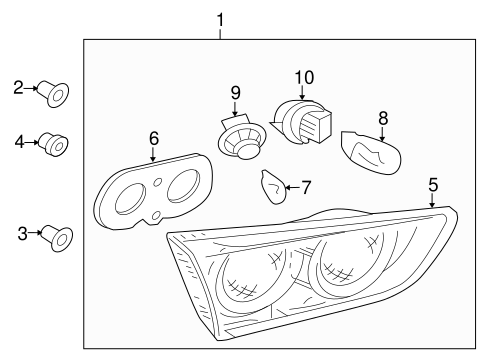 Lancer BULBS - CHASSIS 4