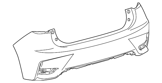 52159-76908 BUMPER COVER