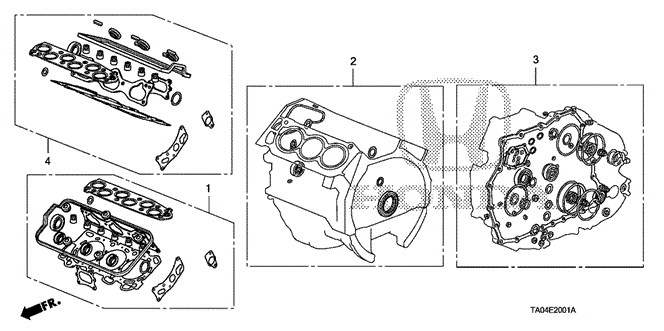 ENGINE/GASKET KIT (V6) for 2010 Honda ACCORD SEDAN #1
