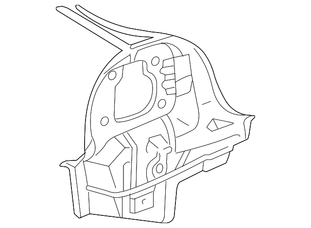69131-3L100 Деталь TAIL LAMP PANEL, LEFT