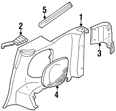Eclipse INTERIOR TRIM - QUARTER PANELS