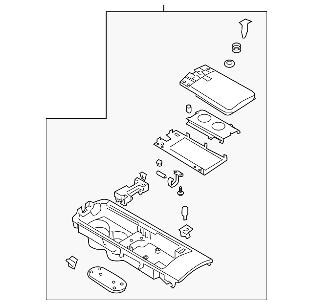 FE01-64-39XF-02 Деталь CUP HOLDER