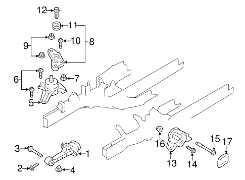 Tucson ENGINE & TRANS MOUNTING